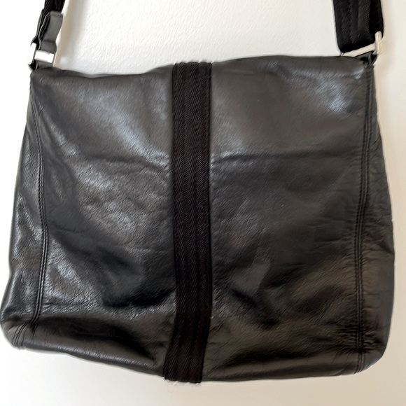Vintage Cole Haan Black Leather Shoulder Bag - Picture 3 of 8